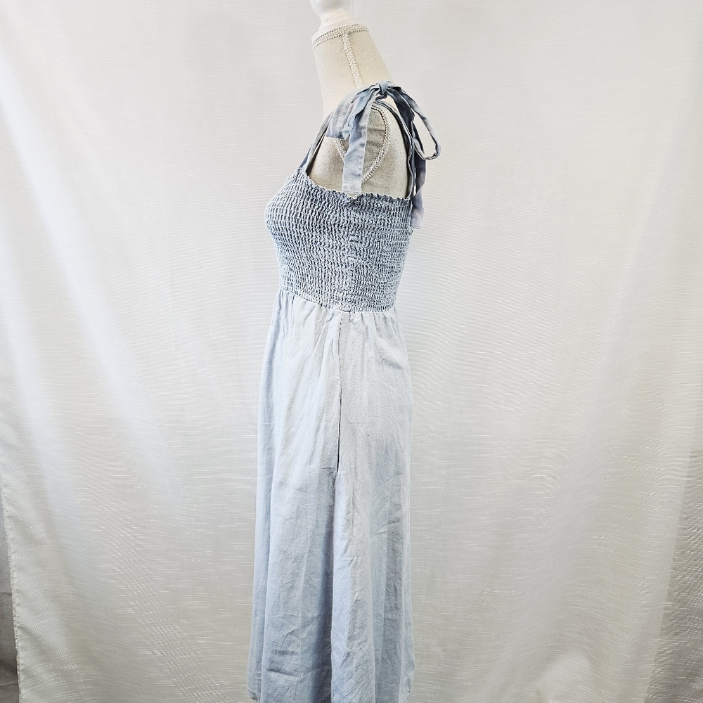 Reformation Canyon 100% Linen Midi Dress size 0 - Picture 6 of 11